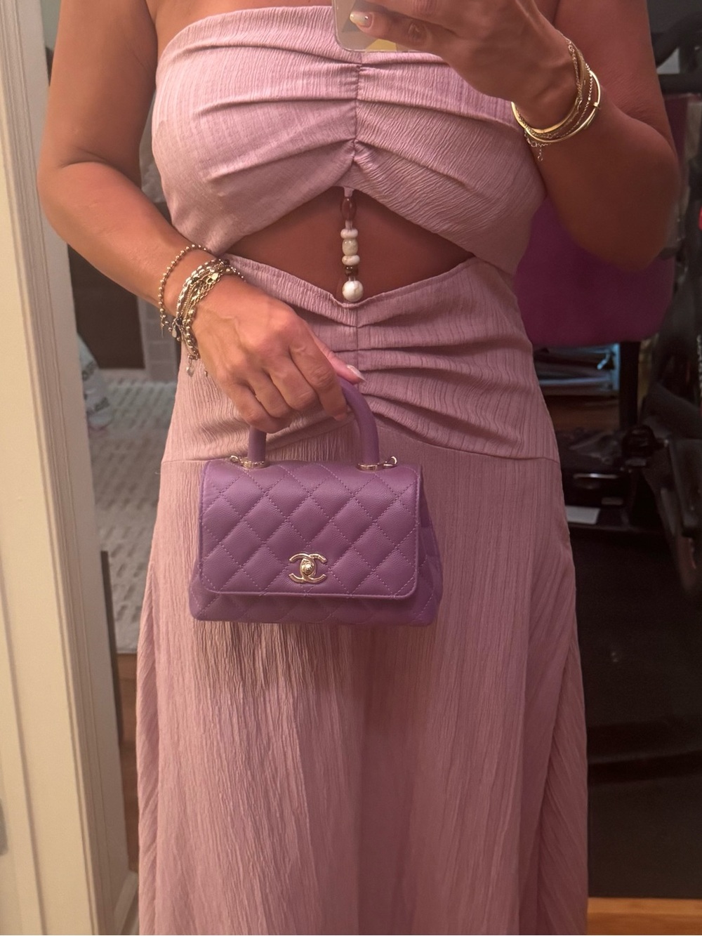 Chanel mini coco handle bag